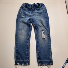 3 T -GIRLS TODDLERS BLUE DENIM PANTS,THE CHILDRENS PLACE.