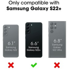 Black Battery Case for Galaxy S22 Plus 6.6 inch