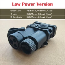 Low Power Version Laserspeed M6TR Green/IR Aiming Laser/IR Illuminator Used