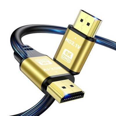 8K HDMI Kabel 1M, HDMI 2.1 48Gbps 8K@60Hz 4K@120Hz, Highspeed vergoldete