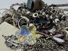 Lot Of Vintage STERLING SILVER designed Jewelry Mix 94.14gr