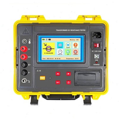 Transformer Winding Resistance Tester with Built-in Printer Test Current 10A