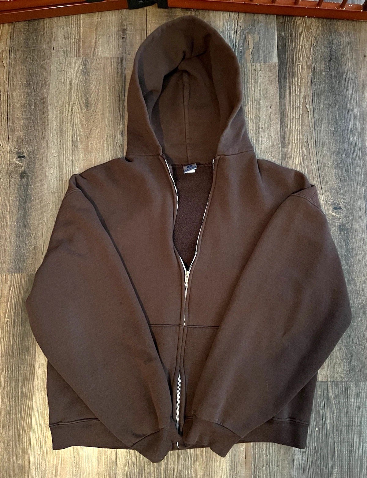 Russell Athletic Fleece Full Zip Hoodie Large