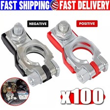 Battery Terminal Connector Top Post Positive Negative Heavy Duty Universal lot