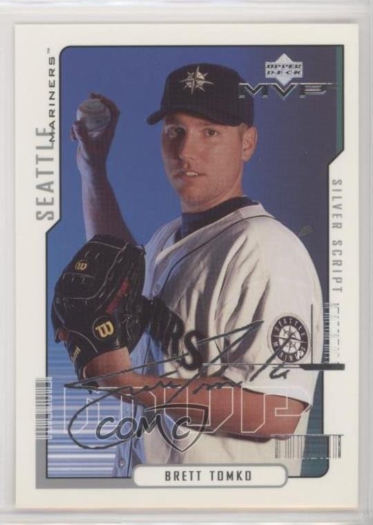 2000 Upper Deck MVP Silver Script Brett Tomko #102 0f6