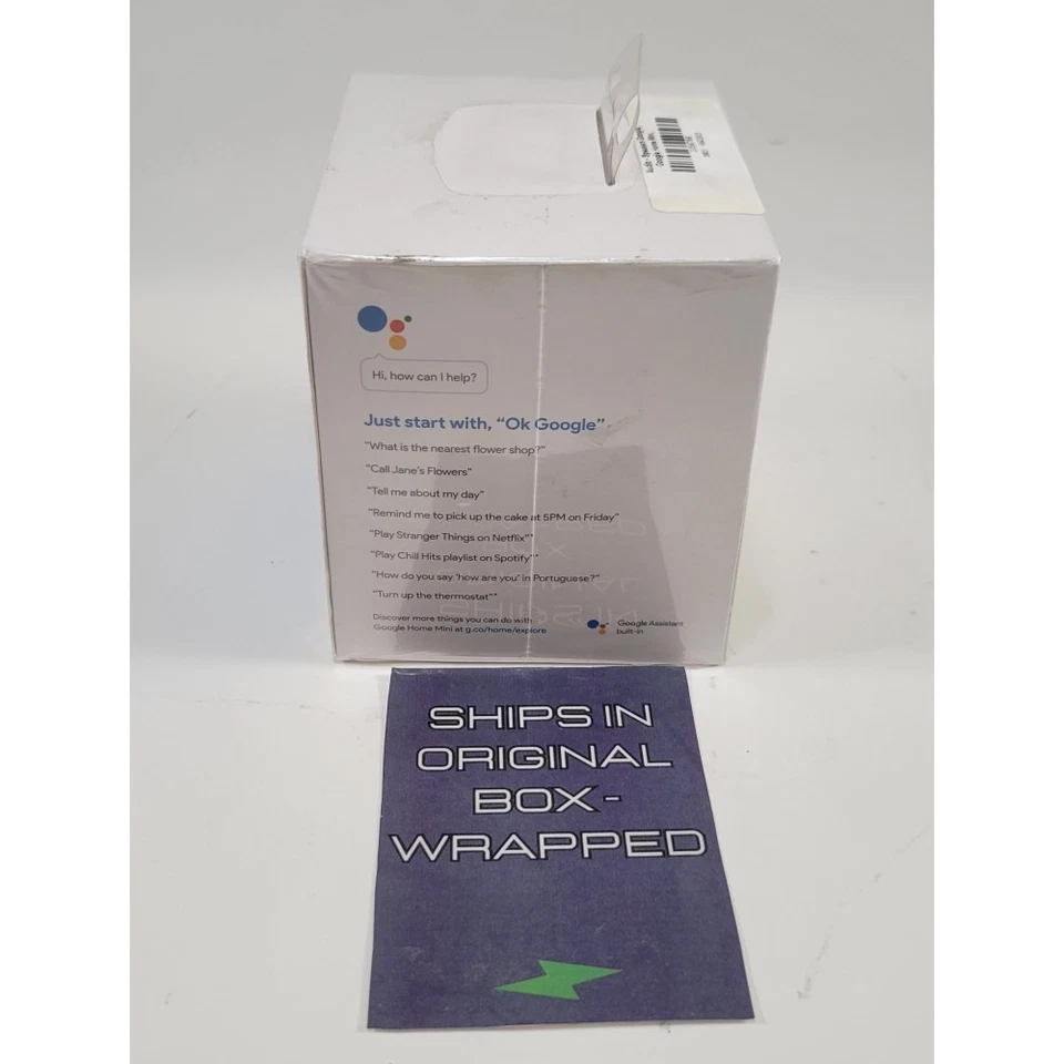 Google Home Mini GA00210-US Smart Speaker - New in Box - Image 4 of 4