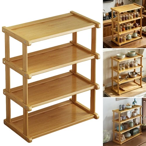 Bamboo Spice Rack, 4 Tier, photo 3