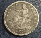 1877 U.S. TRADE SILVER DOLLAR AUTHENTIC L@@K