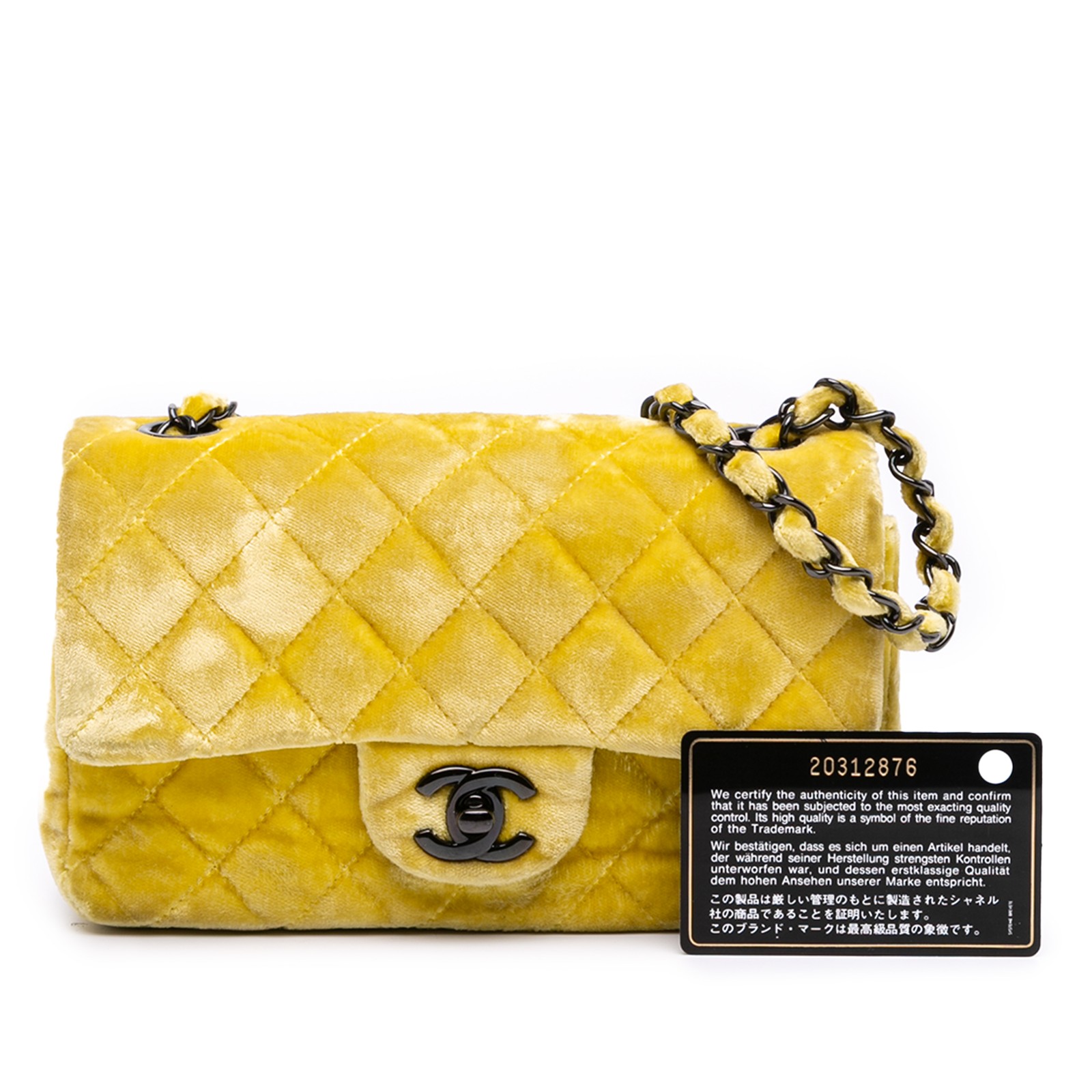 Authenticated Chanel Mini Rectangular Classic Vel… - image 13