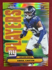 2025 Topps Chrome Football NFL Abdul Carter Refractor Power Players #PP-40