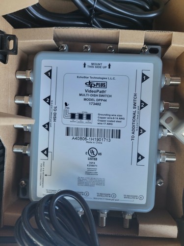 New Dish Videopath DPP44 211057 Echostar Dish Multi Dish Switch Power Inserter - Picture 10 of 10