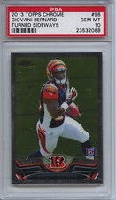 2013 Topps Chrome 96 Giovani Bernard PSA 10 Gem Mint RC
