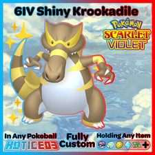   Shiny Krookodile 6IV   Pokemon Scarlet  Violet   Fast   