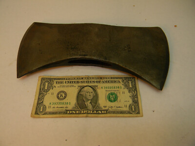 AX-24C  Vintage Double Bit Ax; 3 lbs 14 oz.  10 in long. Marked ''M 3 1/2'' SHARP.