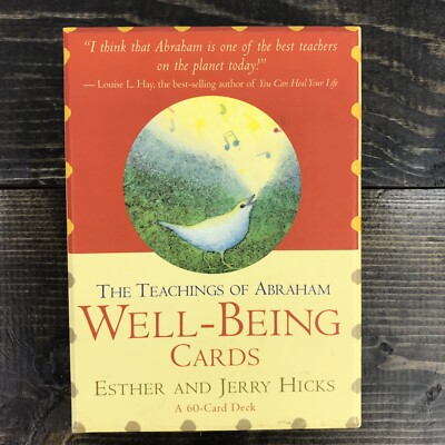 The Teachings of Abraham Well-Being Cards  Teachings of The Cards Abraham Well-Being - Hicks, cards App abraham  Tarotshop Hicks Jerry Esther well-being