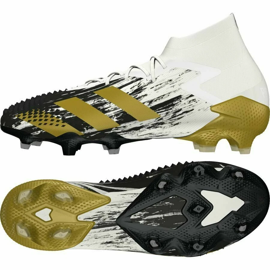 sensibilidad Política correcto Adidas Predator Mutator 20.1 FG Demonskin White Black Gold Soccer Cleats  Shoes | eBay