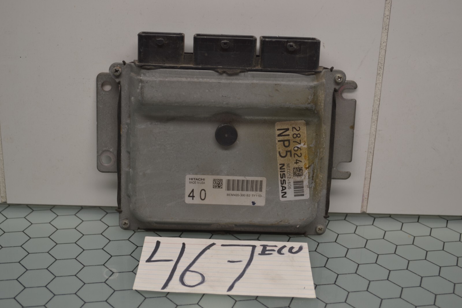 15 16 17 Nissan Murano #467 Engine Computer ECM ECU NEC012-606