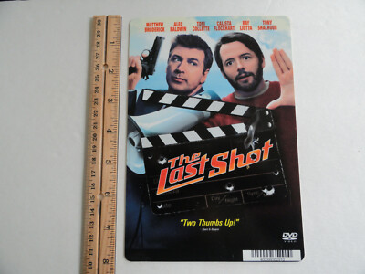 THE LAST SHOT - ALEC BALDWIN - BLOCKBUSTER VIDEO BACKER CARD 5''X8'' 