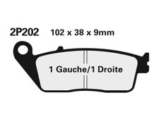 Plaquette de frein Triumph 2000