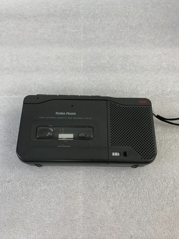 Radio Shack CTR101 Voice Activated Cassette Tape Recorder (SEE DESC) FREE SHIP eBay