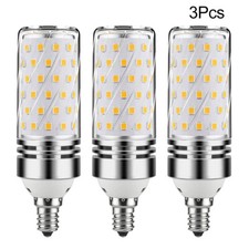 15e12 White Led Corn Bulbs 6500k Candelabra Ceiling Fan Light Bulb Daylight 16w