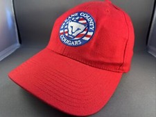 Kane County Cougars Minor League 4th Of July Flag GiveAway Red Hat US Cellular