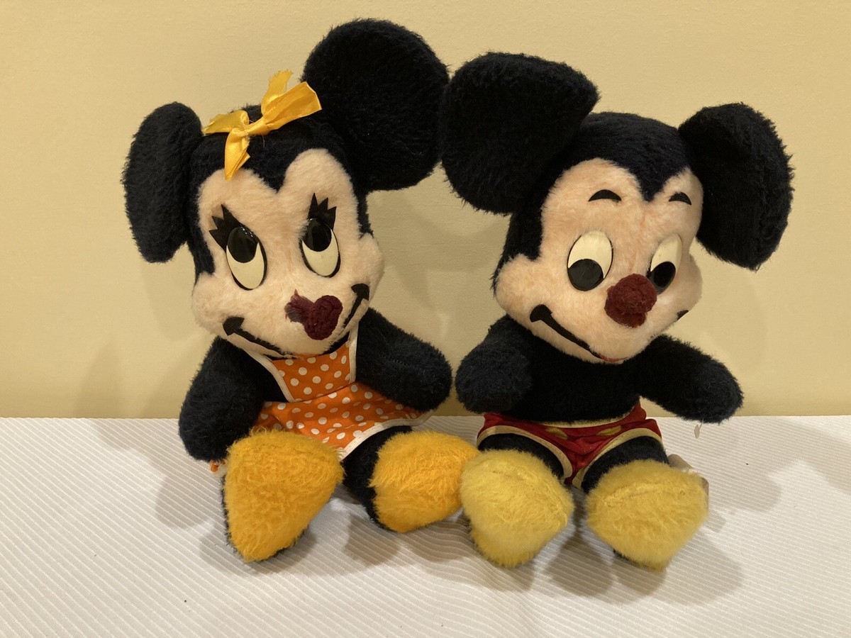 ぬいぐるみ Mickey Minnie Retro Stuffed Toy mickey Minnie Retro stuffed toy 【公式通販】
