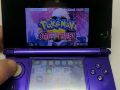 Nintendo 3DS Midnight lila Handheld-Konsole KOMPLETTER CIB-LOOK! LESEN SIE! - Bild 22 von 24