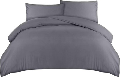 Utopia Bedding Bettwäsche 200x200 Set - Mikrofaser Bettbezug 200x200 cm + 2