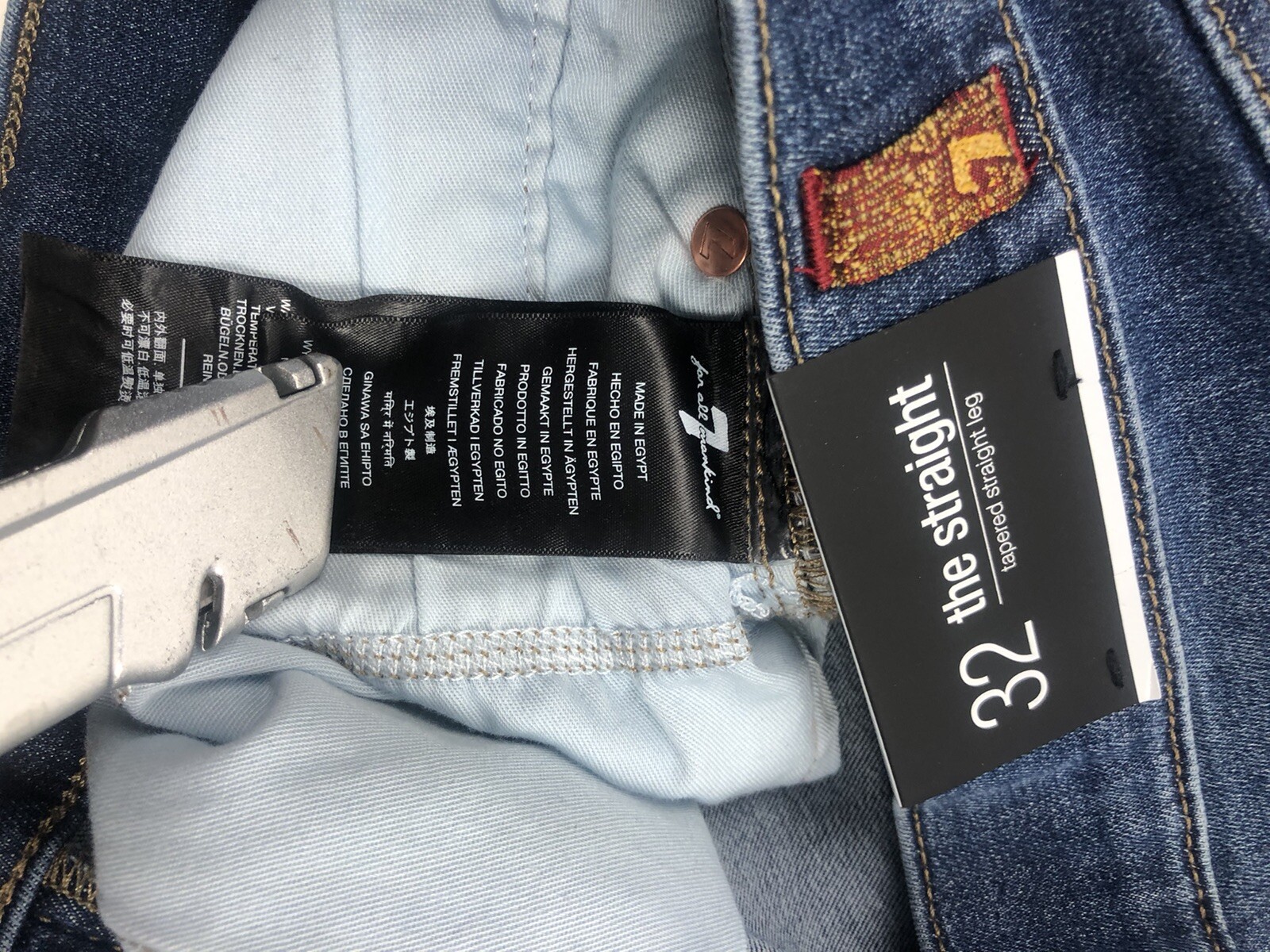 NWT Seven 7 For All Mankind Men’s, 32 X 33, THE STRAIGHT, DISTRESSED, $228, MDR image 10