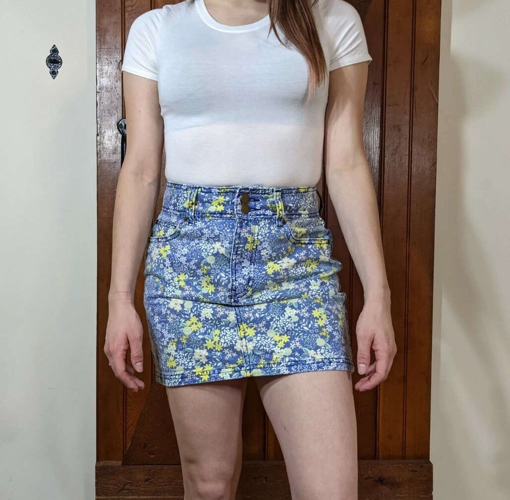 Laura ashley store denim skirt