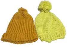 Toddler- 2 Yellow Beanies