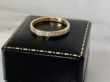 9ct Gold Diamond Eternity Ring, Full Eternity Band
