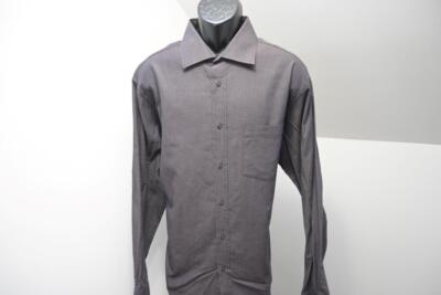 bugatchi dress shirt black pants brown shoes Men's Outfit: White Short Sleeve Shirt, Black Dress Pants, Tobacco Leather  Derby Shoes, Black Leather Holdall