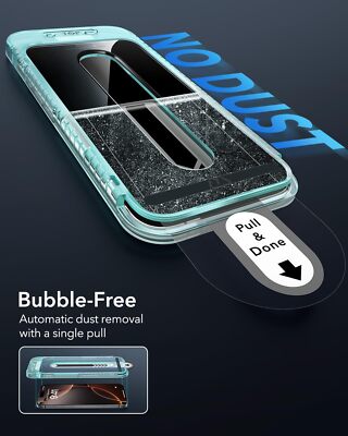 ESR 3x Proteggi Schermo Per IPhone 16 Pro - Durezza 9H Grado Militare Anti-urto