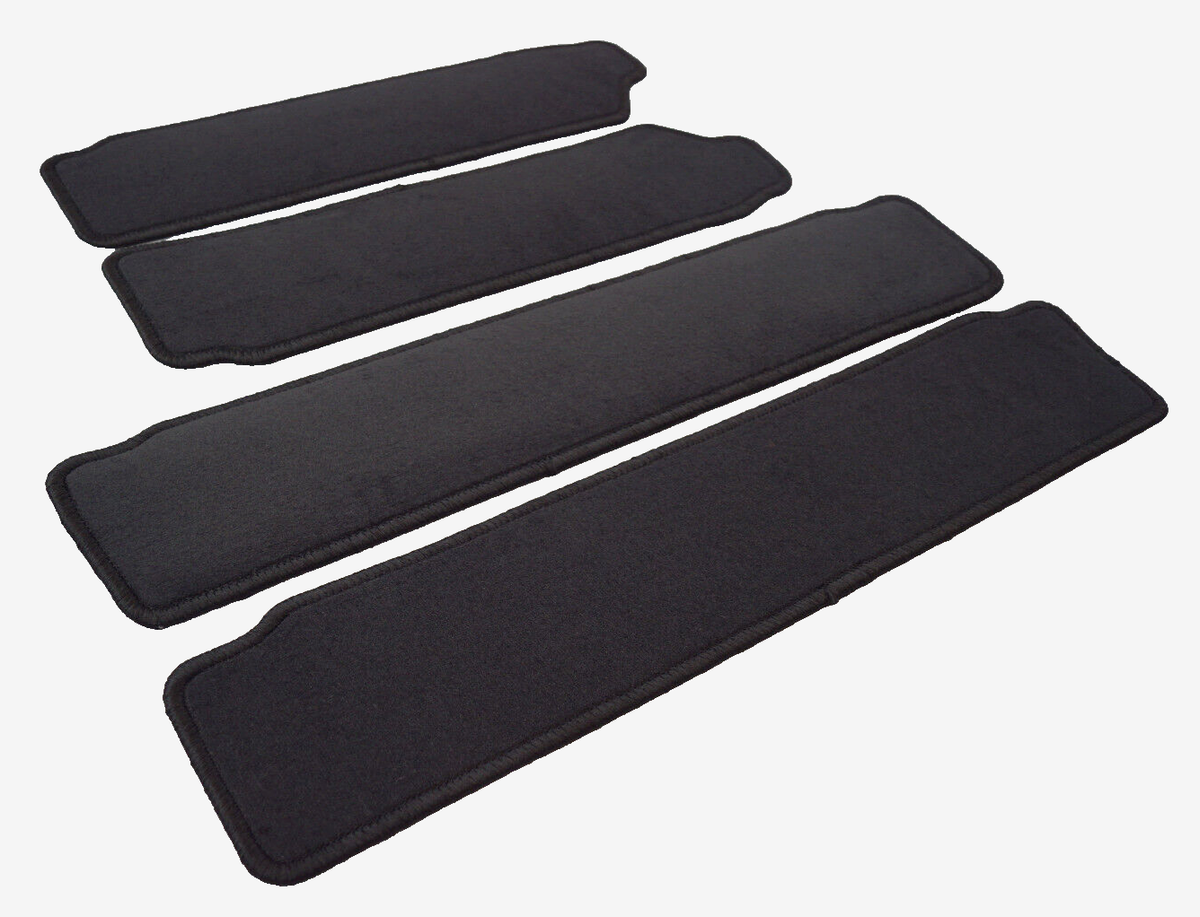 autix Hochwertiger Velourteppich schwarz passend für VW T7 Multivan kurz
