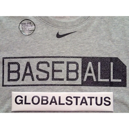 NIKE BSBL BASEBALL SAFARI PRINT GREY BLACK SHIRT GRIFFEY SZ LARGE ( 862969-063 )
