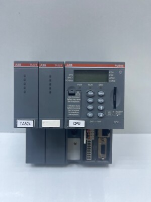ABB CPU PM583-ETH-XC 1SAP340300R0271 Mit 2x ABB TA524