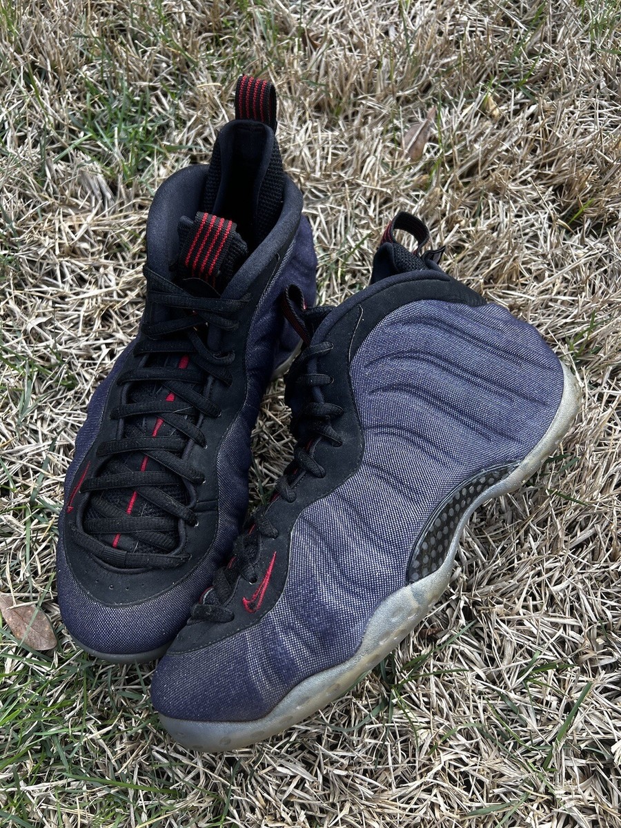nike foamposite denim 2018