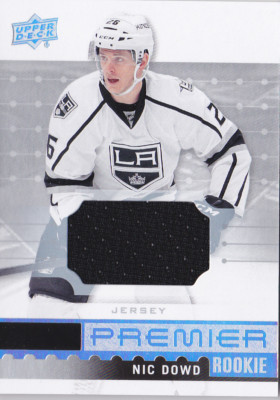 16-17 UD Premier Nic Dowd Jersey Rookie LA Kings 2016
