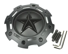 KMC XD Series Rockstar 2 Bolt On Wheel Center Cap Matte Black 5 / 6 Lug XD811
