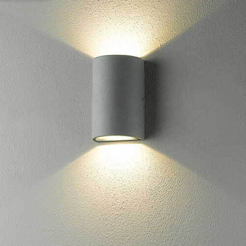 6W COB LED Exterior Wall Sconce Up/Down Light Outdoor Waterproof Lamp Semicircle - Zdjęcie 1 z 25