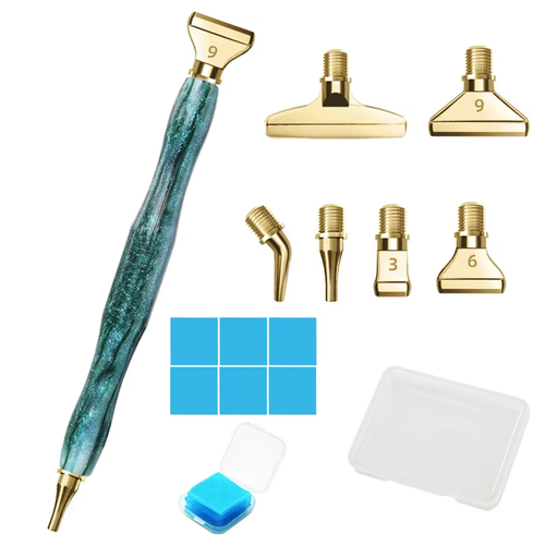 5D Resin Diamond Painting Pen Thread Metal Replacement Pen Heads Point Drill Pen - Picture 13 of 36