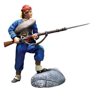 31296 - Union Infantry 146th NY Zouave Standing Defending No.1 - ACW ...