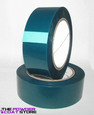 THE POWDER COAT STORE 1.5 Inch x 72 yds High Temperature Masking Tape for Powder Coating
