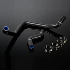 Fit For Honda Civic EK EG EX EG6 SOHC D15 D16 92-00 Black Silicone Radiator Hose