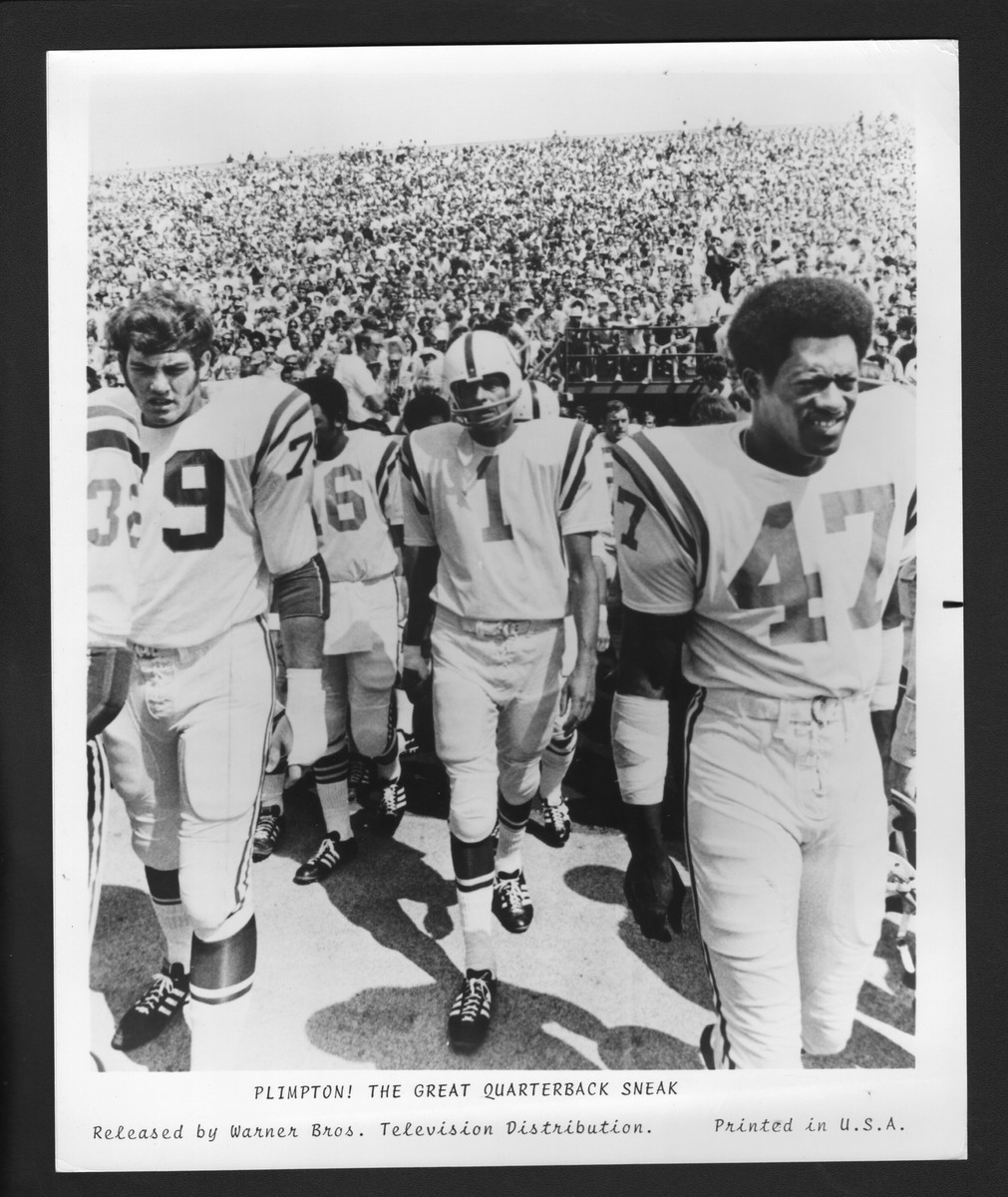 【超美品】Plimpton Paper 8 Plimpton! The Great Quarterback Sneak-George Plimpton-8x10-B&W