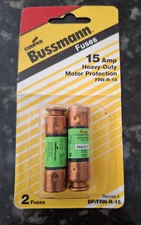 Bussman Fusetron FRN-R-15  (Pack of 2)