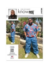 Know Me Sewing Pattern R11897 Men's Shirt and Jogger Pants Size 44-52