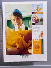 1969 Reemtsma Ernte 23 Cigaretten Original Vintage Advert Werbung Reklame